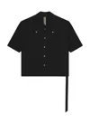 Rick Owens Drkshdw Magnum Tommy Shirt In Black