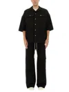 Rick Owens Drkshdw Short Sleeve Shirt In Black