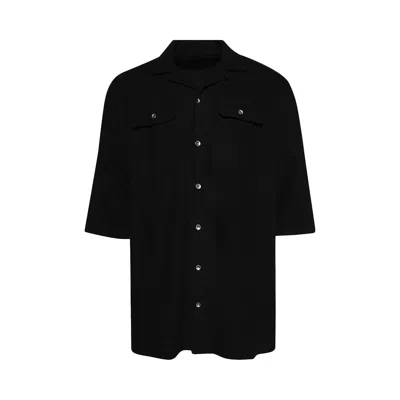 Pre-owned Rick Owens Drkshdw Magnum Tommy Shirt 'black'