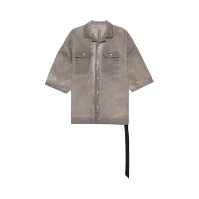 Pre-owned Rick Owens Drkshdw Magnum Tommy Shirt 'dust' | Brown | Men's Size M