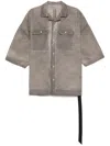 Rick Owens Drkshdw Magnum Tommy Shirt In Grey