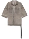 Rick Owens Drkshdw Magnum Tommy Shirt In Grey