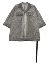 Rick Owens Drkshdw Magnum Tommy Shirt In Grey