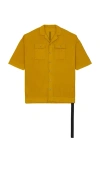 Rick Owens Drkshdw Magnum Tommy Shirt In Ochre