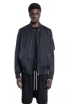 Rick Owens Drkshdw Man Black Jackets In Black