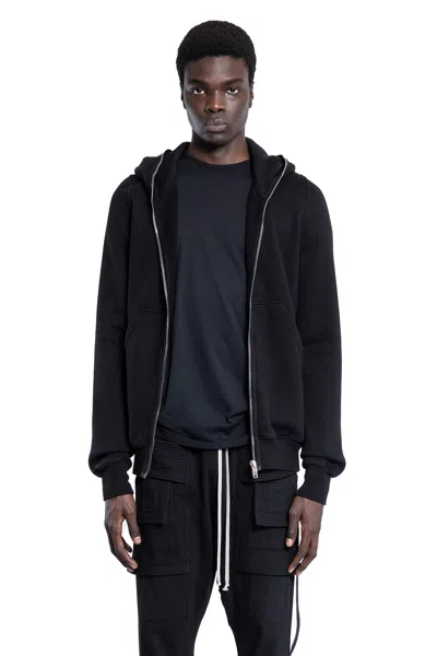 Rick Owens Drkshdw Man Black Sweatshirts