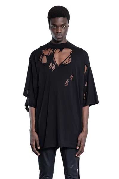 Rick Owens Drkshdw Man Black T-shirts & Tank Tops