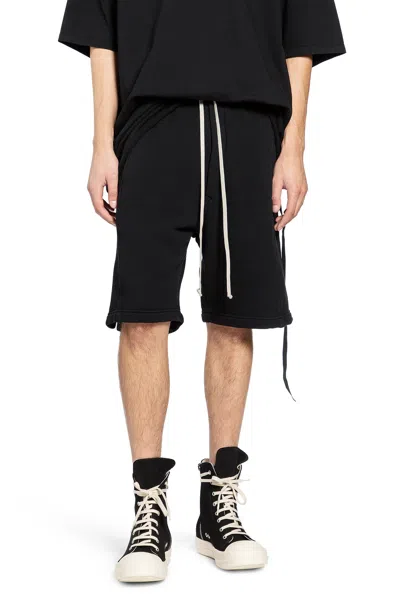 Rick Owens Drkshdw Man  Shorts & Skirts In Black