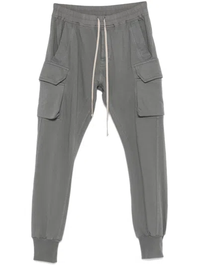 Rick Owens Drkshdw Mastodon Cargo Trousers In Gray