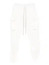 Rick Owens Drkshdw Mastodon-cut Cargo Pants In White