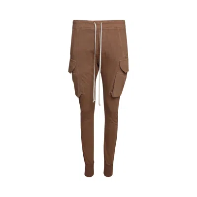 Pre-owned Rick Owens Drkshdw Mastodon Cut Joggers 'khaki Brown'