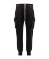 Rick Owens Drkshdw Mastodon Cut Track Trousers In Black
