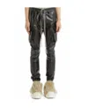Rick Owens Drkshdw Mastodon Faux-leather Trousers In Black