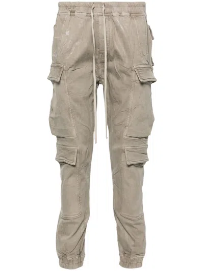 Rick Owens Drkshdw Mastodon Megacargo Mid-rise Slim-fit Jeans In 灰色
