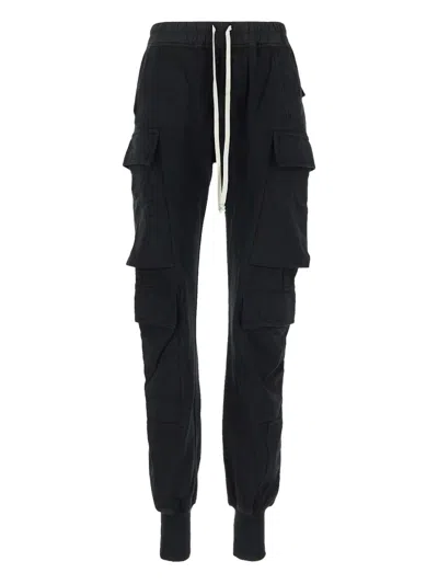 Rick Owens Drkshdw Black Porterville Mastodon Cut Lounge Pants In 09 Black