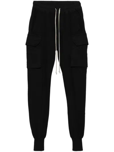Rick Owens Drkshdw Black Porterville Mastodon Cut Lounge Pants In 09 Black