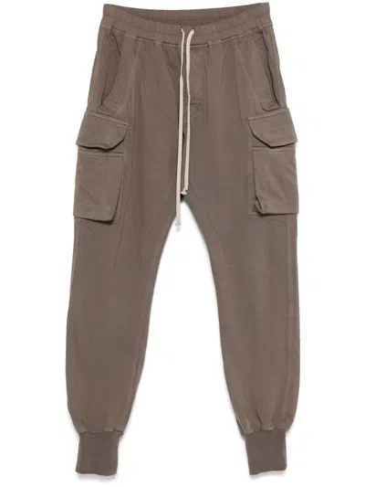 RICK OWENS DRKSHDW RICK OWENS DRKSHDW MASTODON DRAWSTRING TAPERED TROUSERS