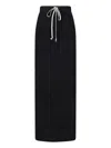 Rick Owens Drkshdw Maxi Sheath Skirt In Black