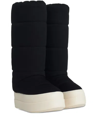Rick Owens Drkshdw Mega Bumper "black/milk" Boots