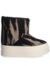 Rick Owens Drkshdw Mega Bumper Low Lunar Boots In Black