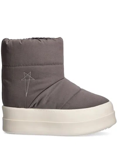 Rick Owens Drkshdw Mega Bumper Low Lunar Boots In Brown
