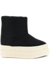 Rick Owens Drkshdw Lunar Platform Ankle Boots In Black