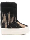 Rick Owens Drkshdw Mega Bumper Low Lunar Boots In Black