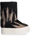 Rick Owens Drkshdw Mega Bumper Lunar Boots In Black