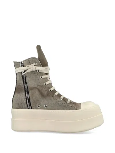 Rick Owens Drkshdw Mega Bumper Tongue Sneakers In Green