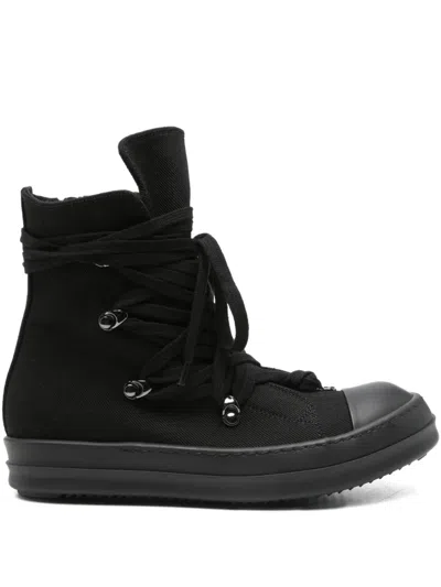 Rick Owens Drkshdw Megalace Sneakers In Black