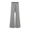 Rick Owens Drkshdw Wide-leg Trousers Elastic Waistband In Gray