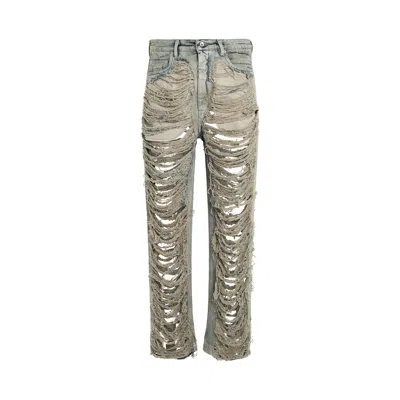 Rick Owens Drkshdw Blue Geth Jeans In 46 Sky