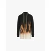 Rick Owens Drkshdw Mens Black Terra Level Ls Graphic-print Oversized Cotton Hoody In Black Terra