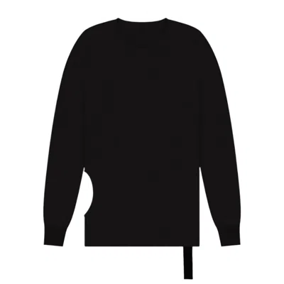 Rick Owens Drkshdw Men's Cuffed Sweatshirt In Black