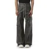 Rick Owens Drkshdw Men's Double Cargo Jumbo Belas In Gray