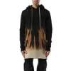 Rick Owens Drkshdw Men's Drawstring Hoodie In Black/terra