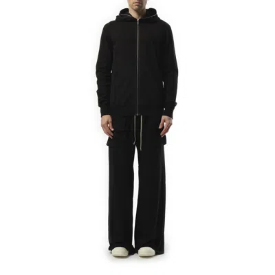 Rick Owens Drkshdw Men's Drkshdw Gimp Hoodie In Black/pearl
