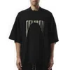 Rick Owens Drkshdw Tommy T Cotton T-shirt In Black/pearl