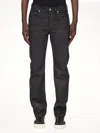 Rick Owens Drkshdw Denim Trousers With Belt Loops In Black