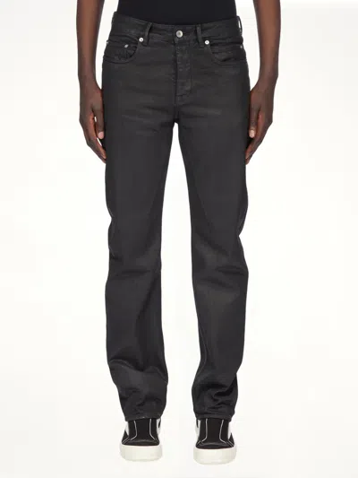 Rick Owens Drkshdw Denim Trousers With Belt Loops In Black