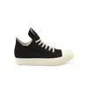 Rick Owens Drkshdw Men's Hollywood Low Sneaks Sneakers In Black/milk