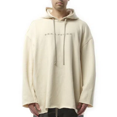 Rick Owens Drkshdw Men's Hollywood Peter Hoodie In White