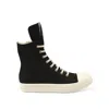 Rick Owens Drkshdw Men's Hollywood Sneaks Sneakers In Black/milk
