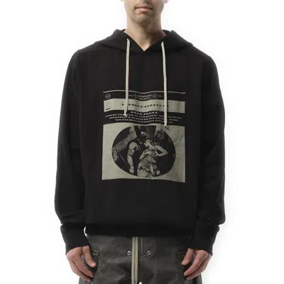 Rick Owens Drkshdw Men's Opera Print Oversized Hoodie