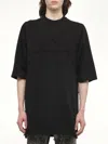 Rick Owens Drkshdw Men's Penta Jumbo Ss T-shirt In Black