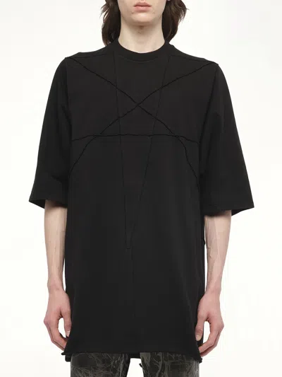 Rick Owens Drkshdw Men's Penta Jumbo Ss T-shirt In Black