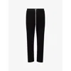 Rick Owens Drkshdw Mens Black Berlin Drawstring Straight-leg Cotton-jersey Trousers In Black