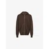 Rick Owens Drkshdw Mens Dark Dust Jumbo Gimp Relaxed-fit Cotton-jersey Hoody In Brown