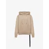 Rick Owens Drkshdw Mens Dirty Pearl Oversized Relaxed-fit Cotton-jersey Hoodie In Neutral