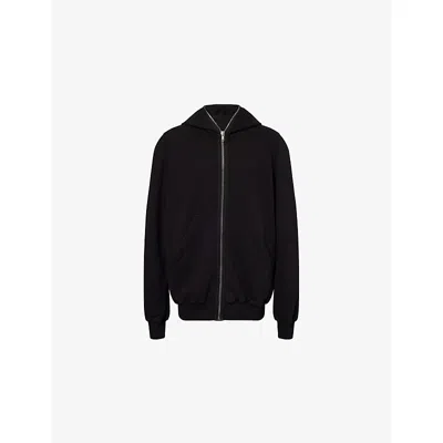 Rick Owens Drkshdw Mens Black Jumbo Gimp Relaxed-fit Cotton-jersey Hoody